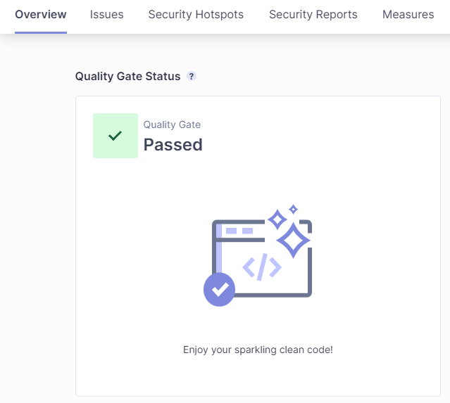 Passed quality gate
